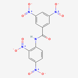 molecular formula C13H7N5O9 B8786820 2',3,4',5-Tetranitrobenzanilide CAS No. 73454-97-4
