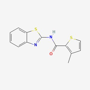 molecular formula C13H10N2OS2 B8786908 N-2-benzothiazolyl-3-methyl-2-Thiophenecarboxamide 