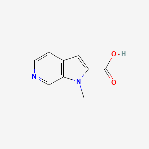 molecular formula C9H8N2O2 B8786914 1-Methyl-1h-pyrrolo[2,3-c]pyridine-2-carboxylic acid 
