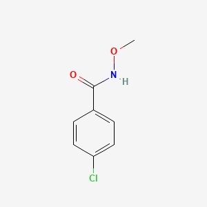 molecular formula C8H8ClNO2 B8786917 4-chloro-N-methoxybenzamide 