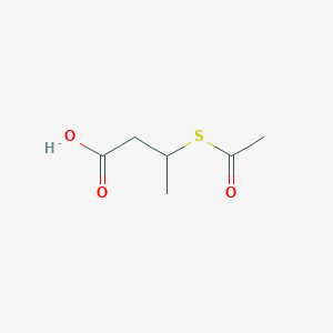 molecular formula C6H10O3S B8786926 3-Acetylmercapto-butyric acid CAS No. 63684-46-8