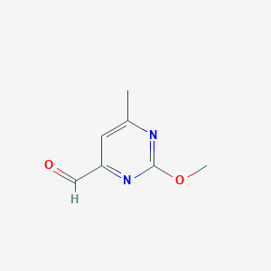 molecular formula C7H8N2O2 B8786932 2-Methoxy-6-methylpyrimidine-4-carbaldehyde 
