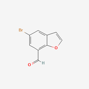 5-Bromo-1-benzofuran-7-carbaldehyde