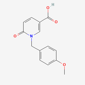 1-(4-Methoxybenzyl)-6-oxo-1,6-dihydropyridine-3-carboxylic acid