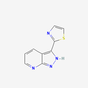 2-(1H-Pyrazolo[3,4-b]pyridin-3-yl)thiazole