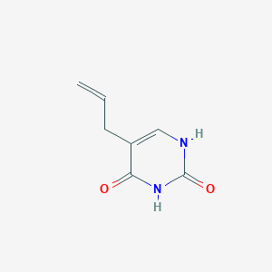 molecular formula C7H8N2O2 B8787116 5-prop-2-enyl-1H-pyrimidine-2,4-dione CAS No. 59090-35-6