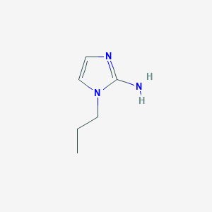 molecular formula C6H11N3 B8787121 1-propyl-1H-imidazol-2-amine 