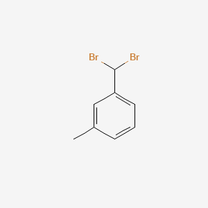 molecular formula C8H8Br2 B8787130 Benzene, 1-(dibromomethyl)-3-methyl- CAS No. 63512-59-4