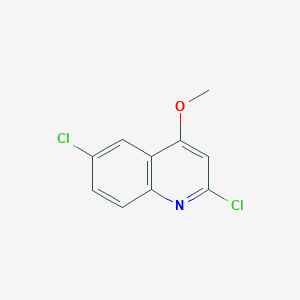 molecular formula C10H7Cl2NO B8787190 2,6-Dichloro-4-methoxyquinoline 