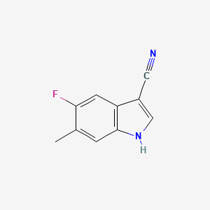 5-fluoro-6-methyl-1H-indole-3-carbonitrile
