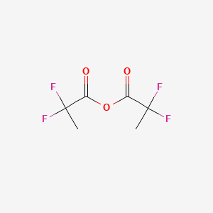 molecular formula C6H6F4O3 B8787220 2,2-Difluoropropionic anhydride CAS No. 173900-46-4