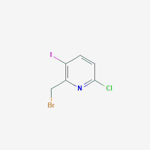 2-Bromomethyl-6-chloro-3-iodo-pyridine