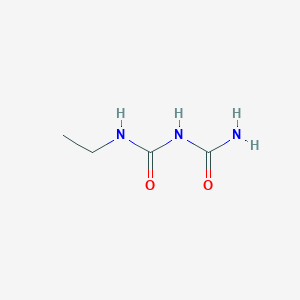 molecular formula C4H9N3O2 B8787237 Ethylbiuret CAS No. 66678-72-6