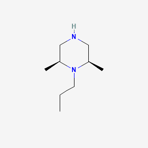 (2R,6S)-2,6-Dimethyl-1-propylpiperazine