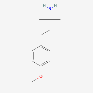 4-(4-Methoxyphenyl)-2-methylbutan-2-amine