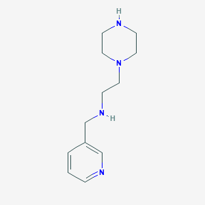 molecular formula C12H20N4 B8787305 1[2-(3-Pyridylmethylamino)ethyl]piperazine CAS No. 6957-13-7