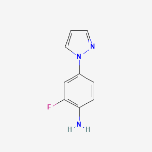 2-Fluoro-4-(1h-pyrazol-1-yl)aniline
