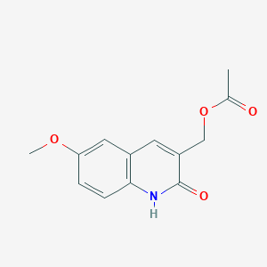 3-Acetoxymethyl-6-methoxycarbostyril