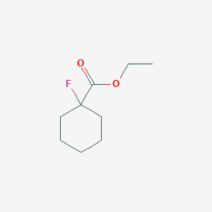 molecular formula C9H15FO2 B8787347 1-Fluoro-cyclohexanecarboxylic acid ethyl ester 