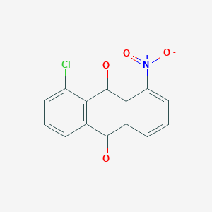 molecular formula C14H6ClNO4 B8787421 1-Nitro-8-chloroanthraquinone CAS No. 129-38-4