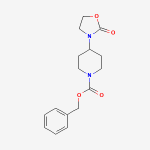 1-Benzyloxycarbonyl-4-(2-oxo-1,3-oxazolidin-3-yl)piperidine