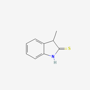molecular formula C9H9NS B8787464 3-Methylindoline-2-thione 
