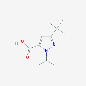 5-tert-butyl-2-isopropyl-2H-pyrazole-3-carboxylic acid