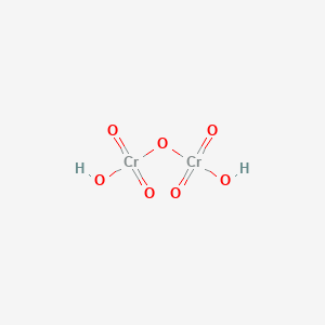 molecular formula Cr2H2O7 B8787550 Dichromic acid CAS No. 13530-68-2