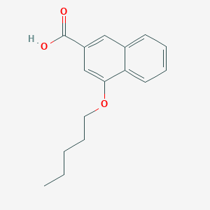 2-Naphthalenecarboxylic acid, 4-(pentyloxy)-