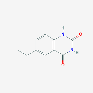 molecular formula C10H10N2O2 B8787583 6-Ethylquinazoline-2,4(1H,3H)-dione CAS No. 79689-45-5