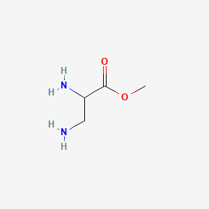 molecular formula C4H10N2O2 B8787599 Methyl 2,3-diaminopropanoate 