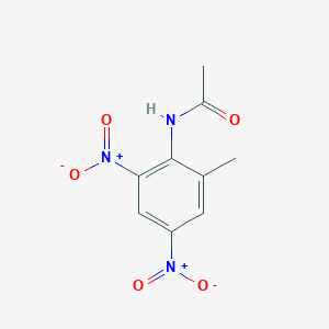 molecular formula C9H9N3O5 B8787632 N-(2-methyl-4,6-dinitrophenyl)acetamide 