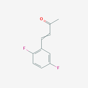molecular formula C10H8F2O B8787636 4-(2,5-Difluorophenyl)but-3-en-2-one 