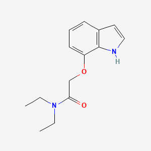 N,N-diethyl-2-(1H-indol-7-yloxy)acetamide