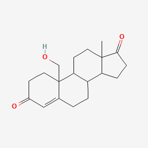 10-(hydroxymethyl)-13-methyl-2,6,7,8,9,11,12,14,15,16-decahydro-1H-cyclopenta[a]phenanthrene-3,17-dione