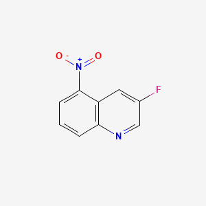 molecular formula C9H5FN2O2 B8787750 3-Fluoro-5-nitroquinoline CAS No. 191861-20-8