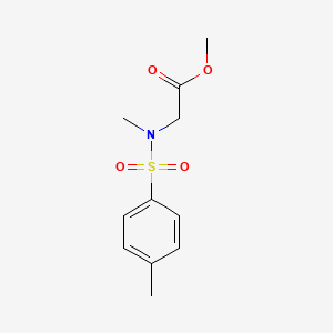 molecular formula C11H15NO4S B8787780 methyl 2-(N-methyl-4-methylbenzenesulfonamido)acetate 