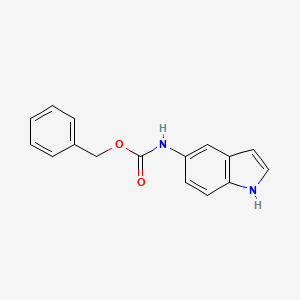 molecular formula C16H14N2O2 B8787801 Benzyl 1h-indol-5-ylcarbamate CAS No. 6964-97-2