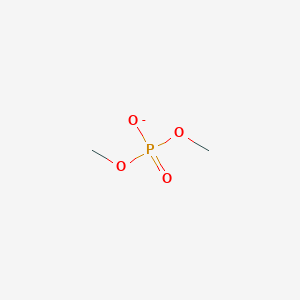 molecular formula C2H6O4P- B8787820 Dimethyl phosphate anion CAS No. 7351-83-9
