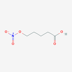 molecular formula C5H9NO5 B8787865 5-nitrooxypentanoic Acid CAS No. 74754-56-6