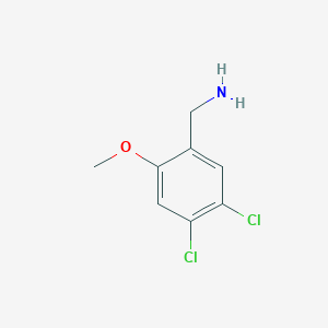 (4,5-Dichloro-2-methoxyphenyl)methanamine