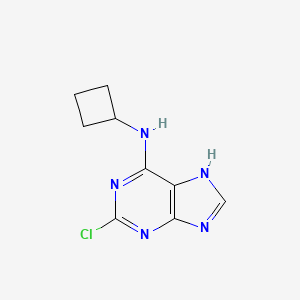 2-chloro-N-cyclobutyl-7H-purin-6-amine