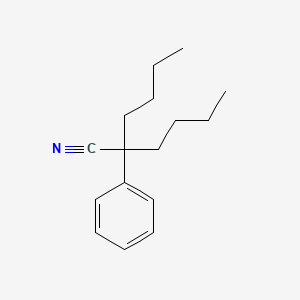 2-Butyl-2-phenylhexanenitrile