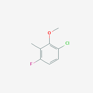 molecular formula C8H8ClFO B8787915 6-Chloro-3-fluoro-2-methylanisole 