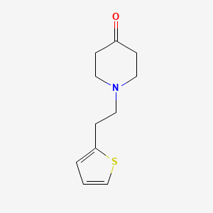 molecular formula C11H15NOS B8788013 4-Piperidinone, 1-[2-(2-thienyl)ethyl]- CAS No. 92065-14-0