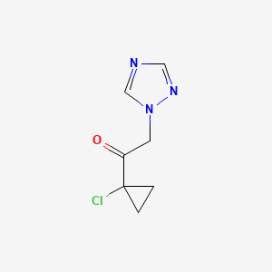 1-(1-Chlorocyclopropyl)-2-(1H-1,2,4-triazol-1-yl)ethan-1-one