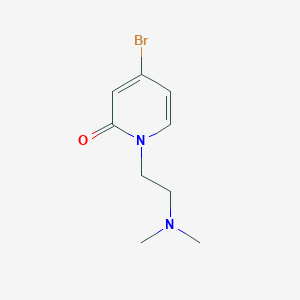 molecular formula C9H13BrN2O B8788063 4-bromo-1-(2-(dimethylamino)ethyl)pyridin-2(1H)-one 