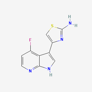 4-(4-Fluoro-1H-pyrrolo[2,3-b]pyridin-3-yl)-thiazol-2-ylamine