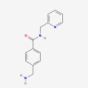4-(Aminomethyl)-N-(pyridin-2-ylmethyl)benzamide