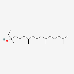 molecular formula C20H42O B8788161 3,7,11,15-Tetramethylhexadecan-3-ol CAS No. 85761-30-4
